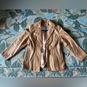 Pelle Studio Beige Leather Jacket